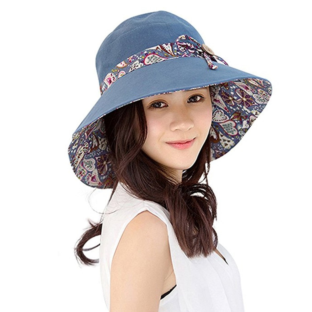 Women's Summer Wide Brim Sun Hat